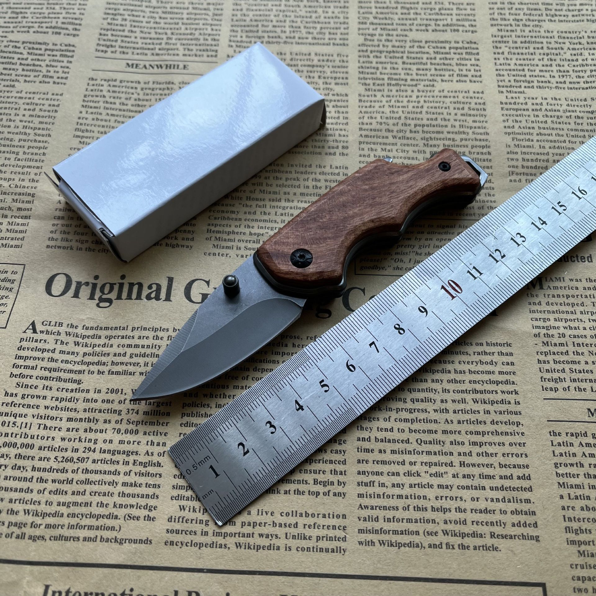 TOSAHWI Handmade Mini Outdoor Folding Knife-3986