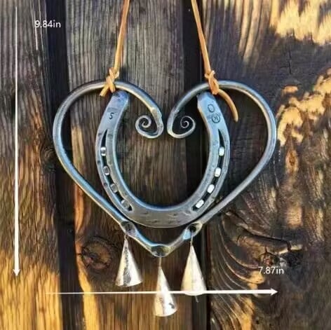💖Handmade Lucky Love Wind Chime with Steel Nails