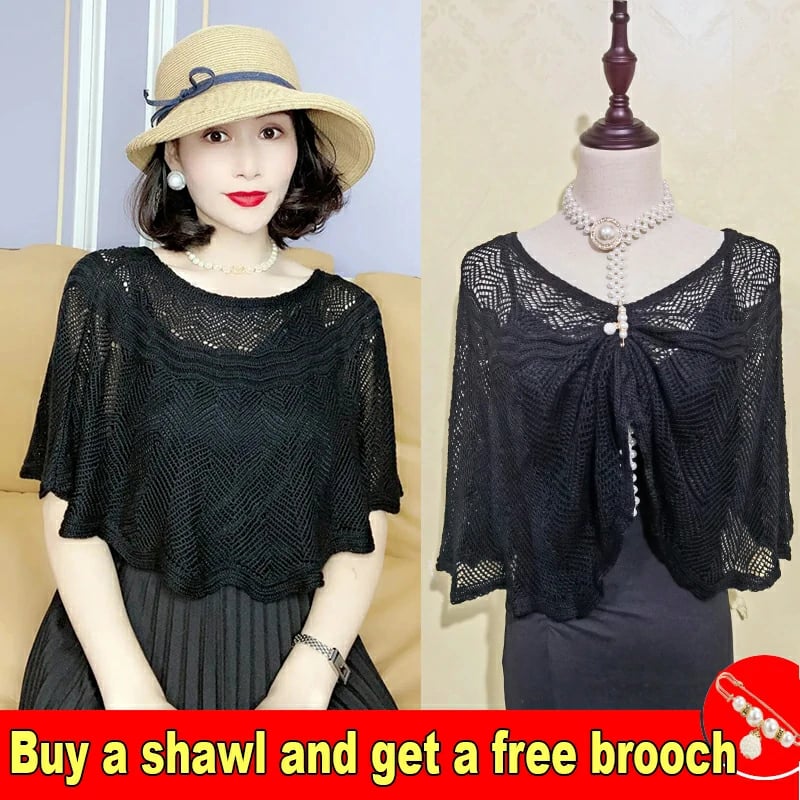 🔥Last Day Promotion 70% OFF-🔥-Knitted Sun-proof Shawl