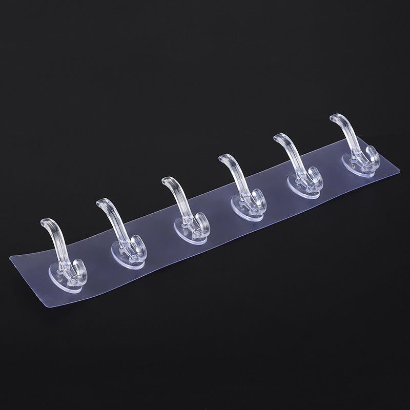 🔥LAST DAY 49% OFF🔥MULTIFUNCTIONAL TRANSPARENT 6 HOOKS