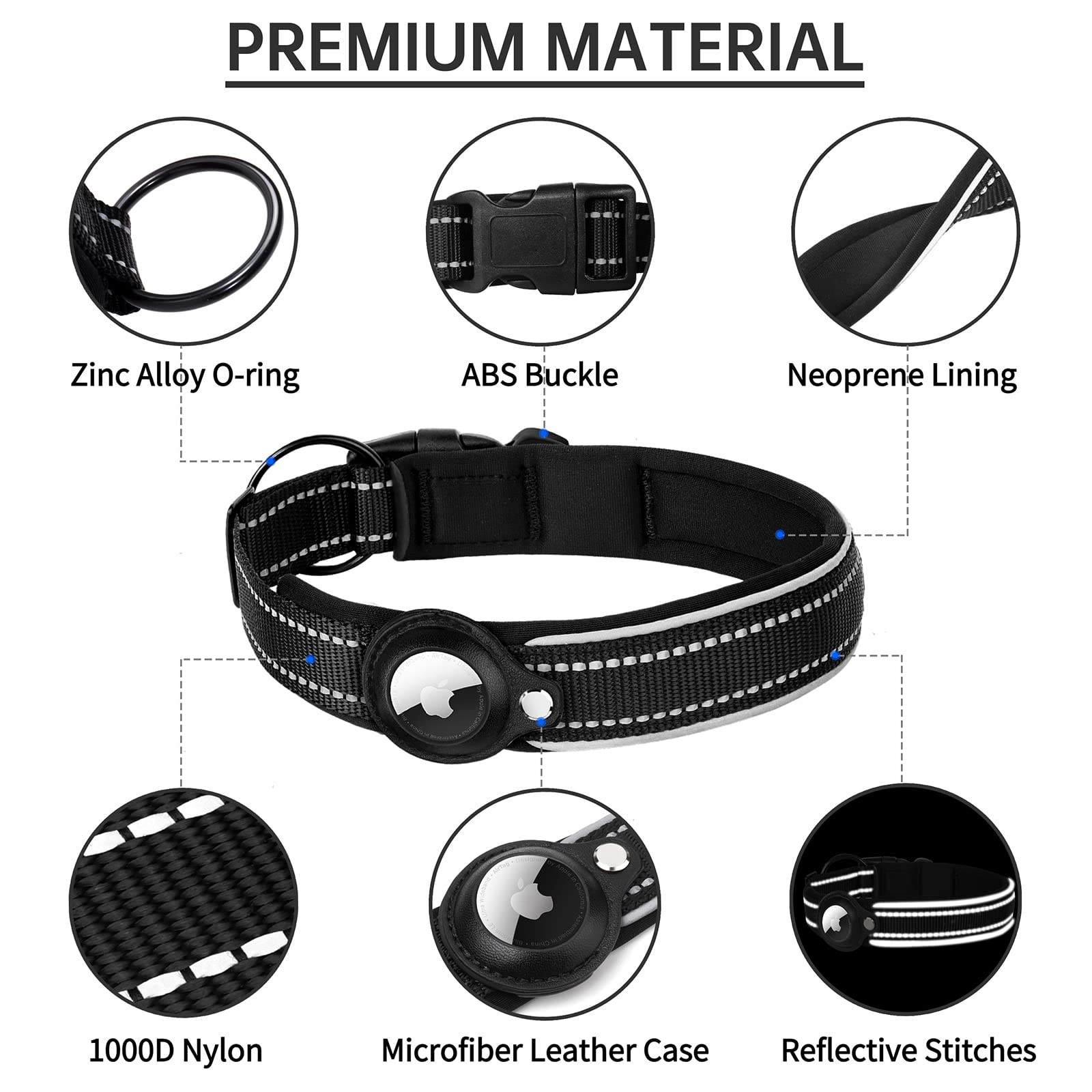 🔥Last Day Promotion- SAVE 70% OFF📲Stay Connected: AirTag Collar-BUY 2 FREE SHIPPING