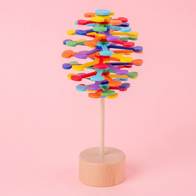 ⚡⚡Last Day Promotion 48% OFF - Colorful Wooden Rotating Stick Toy(🔥BUY 2 GET 2 FREE )
