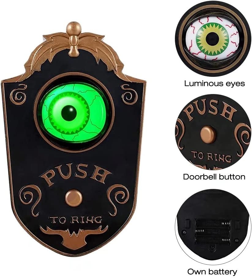 🎃🎃Early Halloween Sale 48% OFF - Eyeball Doorbell(🔥🔥BUY 2 SAVE $20&FREE SHIPPING)