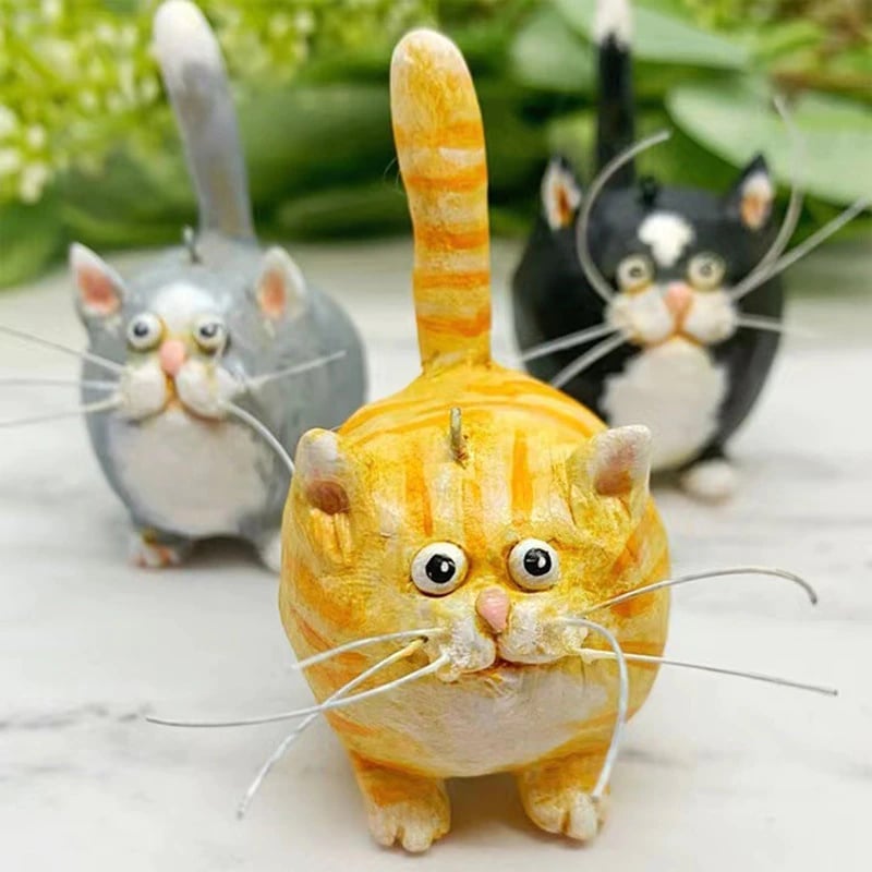 (🎅EARLY CHRISTMAS SALE - 48% OFF) 🎁Kitty Ciniature Sculpture⚡Buy 6 Get Extra 20% OFF & FREE SHIPPING