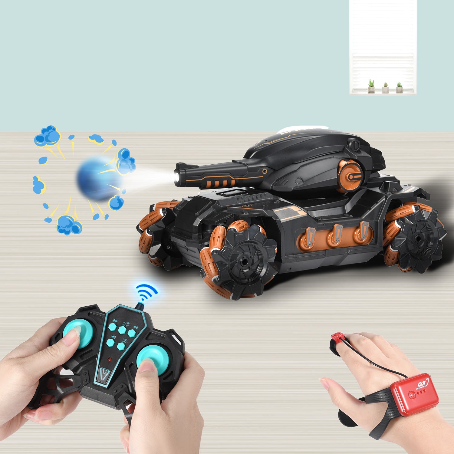(🔥HOT SALE - 49% OFF) RC Water Cannon Tank Toy (Free Shipping)