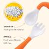 Adjustable Baby Utensils Spoon-Fork Set