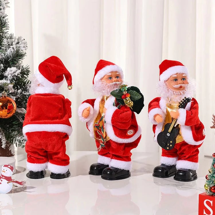 🎄CHRISTMAS SALE 70% OFF🎄Christmas Electric Musical Hip Dancing Santa Claus Doll Toys