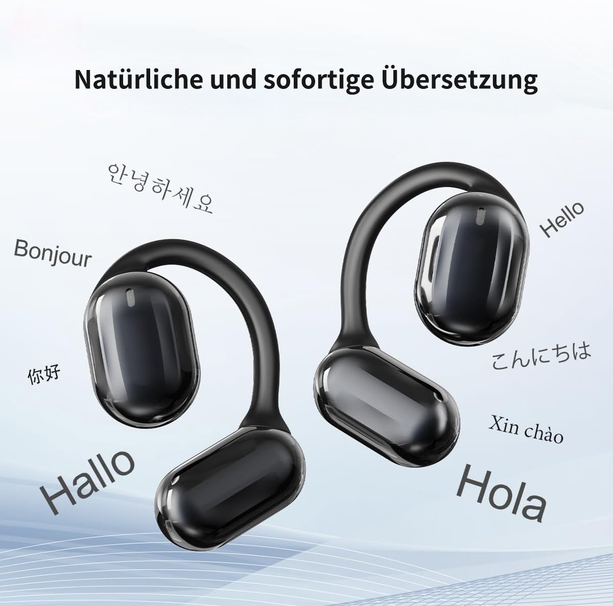 🔥Letzter Tag Verkauf 49% Rabatt👂AI-Übersetzung Kabellose OWS Bluetooth 5,4-Ohrhörer (kompatibel mit iOS und Android)