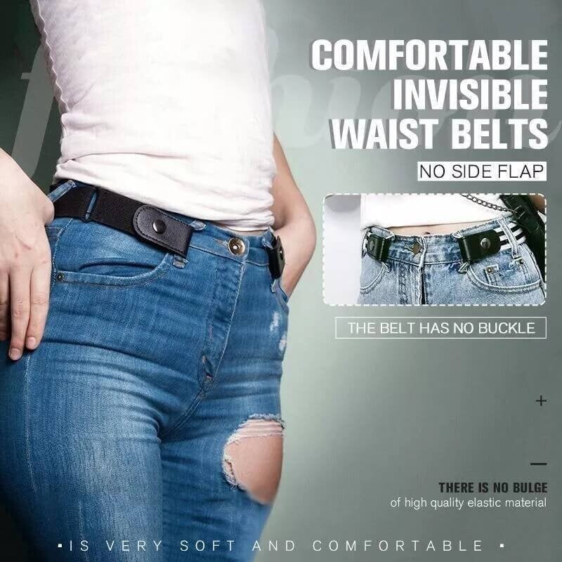 🔥Last Day Promotion 48% OFF-🎁- Buckle-free Invisible Elastic Waist Belts