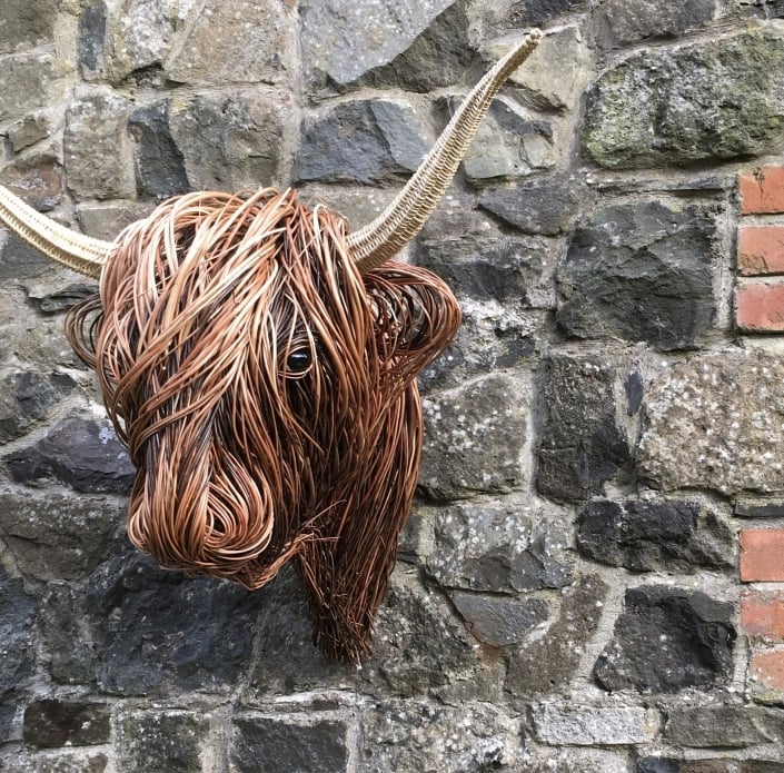 Woven Willow Highland Cow-💖Father's Day Sale💖