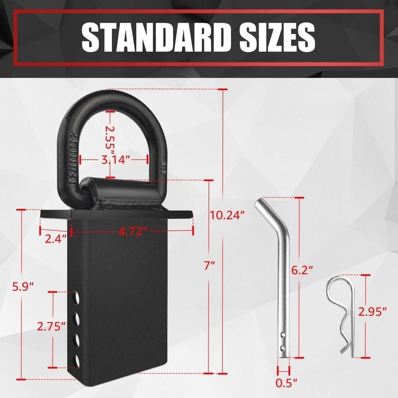 🔒Heavy-Duty Removable D-Type Latch