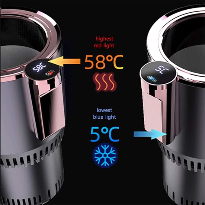 🔥Last Day Promotion - 60% OFF🎁🥤Premium 2-in-1 Smart Car Cup Warmer Cooler