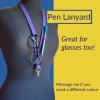 🔥LAST DAY 50% OFF -👩‍🏫Plain Fabric Pen Lanyards