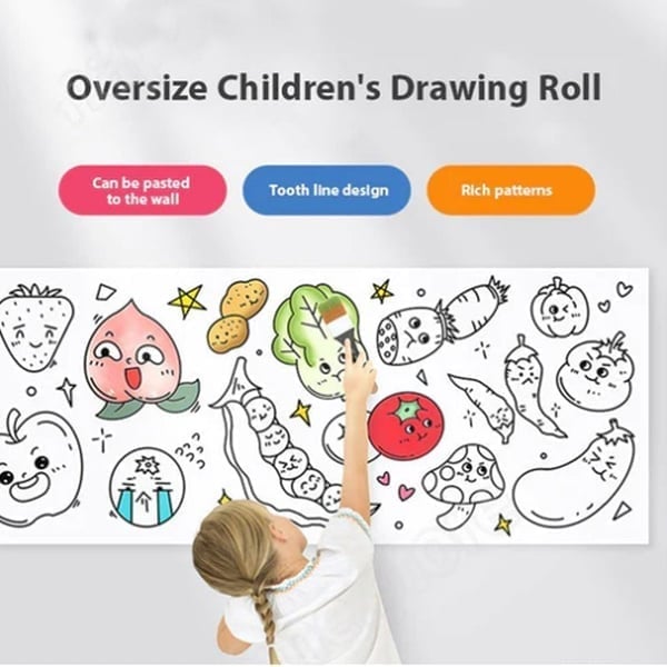 (🔥Black Friday & Cyber Monday Deals - 49% OFF🔥) Children's Drawing Roll, Buy 2 Get Extra 10% OFF