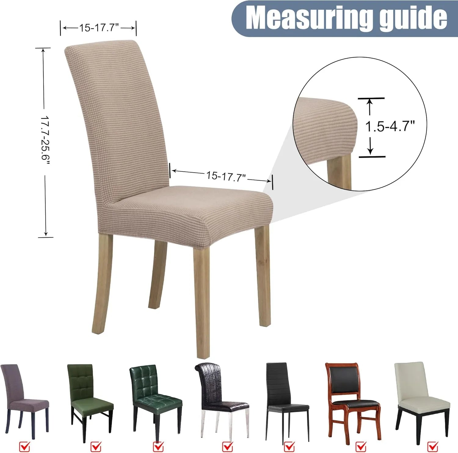 🔥Last Day Promotion 70% OFF💥Premium Stretchy Waterproof Chair Covers