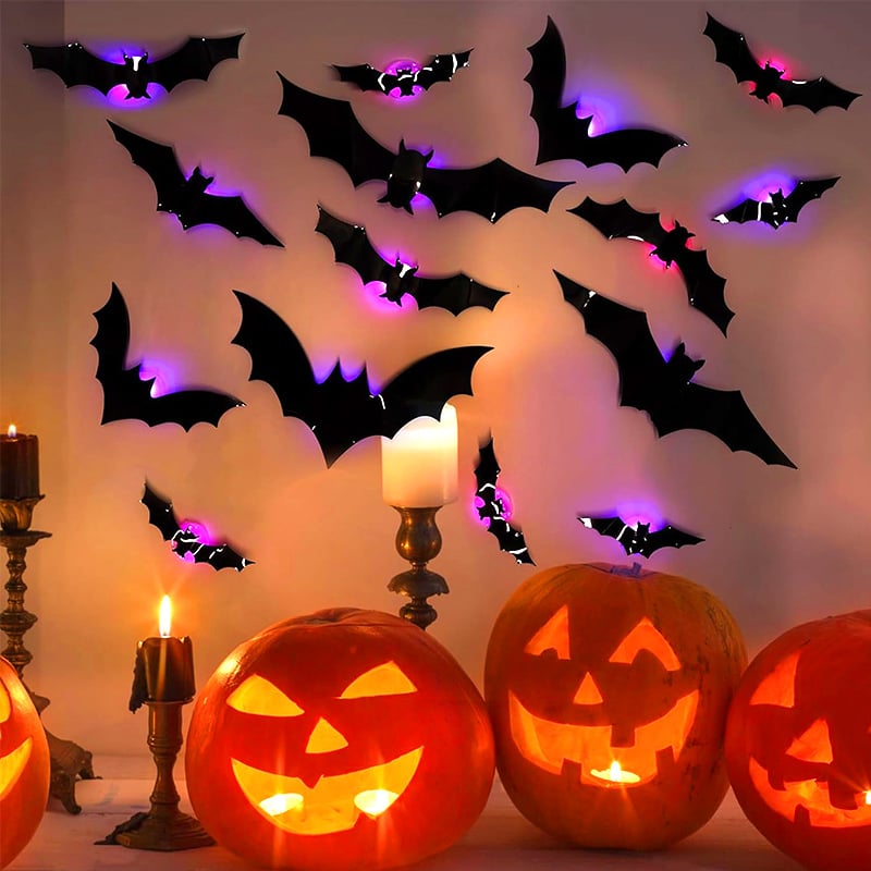 Halloween 3D Lighted Bats