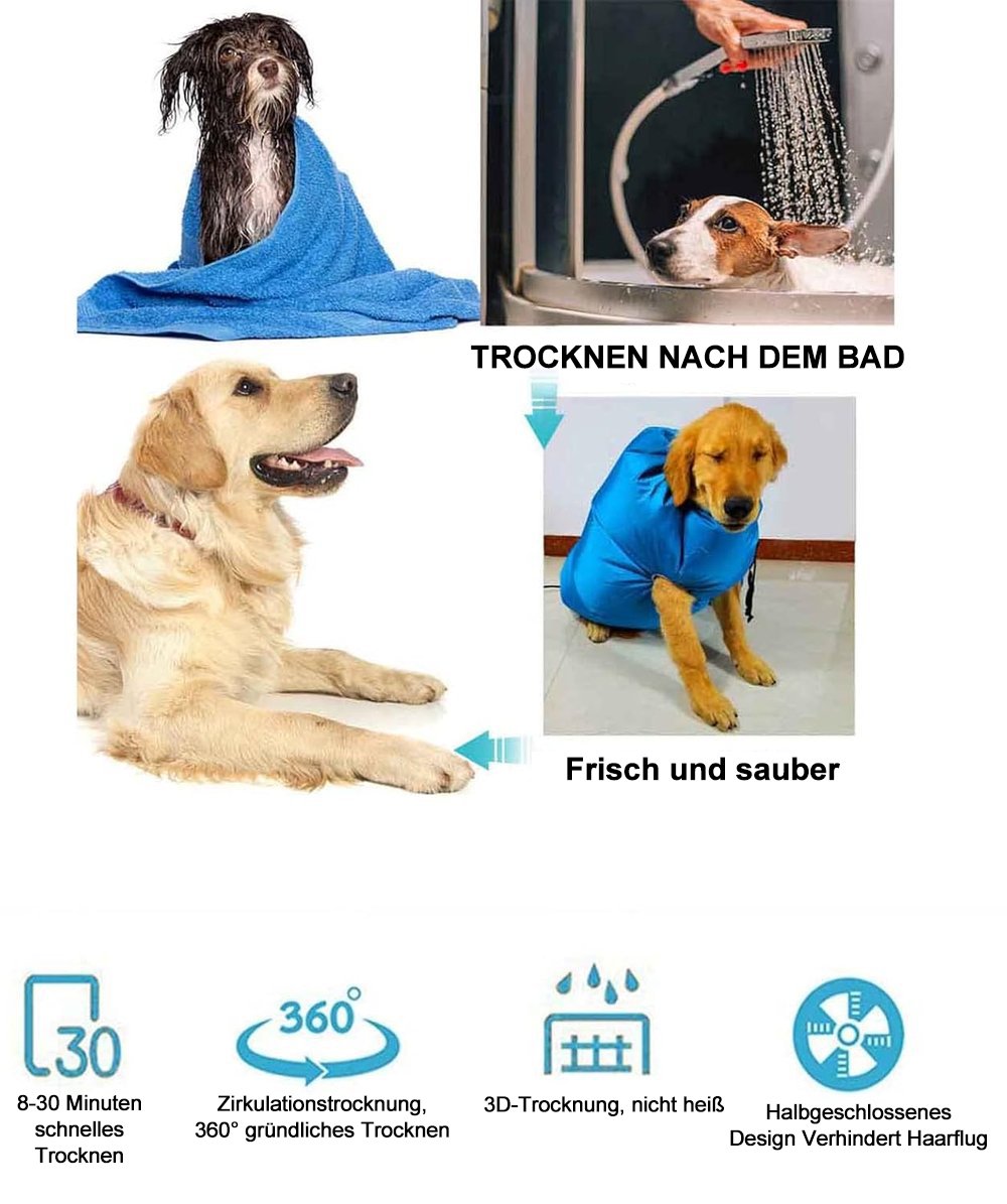 🔥Letzter Tag Verkauf 49% Rabatt🐶Trockentasche für Haustiere