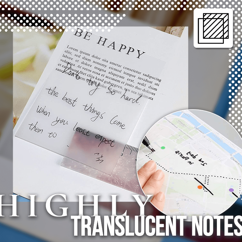 (📕Spring Sale 48% OFF) Magic Transparent Sticky Notes