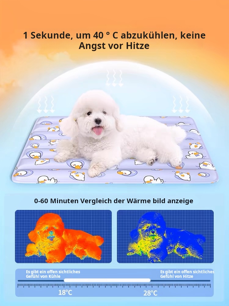 🏆Letzter Tag 50% Rabatt✨ Upgrade der selbstkühlenden Matte aus Kühlfaser🐱🐶