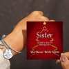 Last Day Promotion 50% OFF🎁A Sister Is God's Way Of Making Sure We Never Walk Alone Bangle