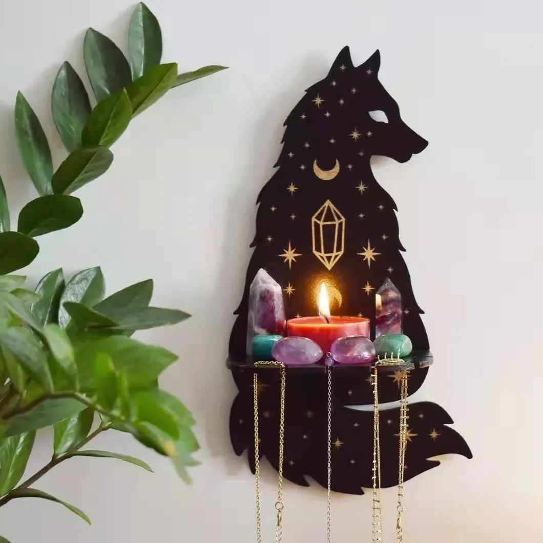 🕯️Fantasy Wooden Candle Holder