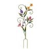 🌼Autumn Specials—Outdoor Metal Garden Flower Stake, Iron Art Climbing Plant Trellis Support, Decorative Yard Lawn Art Plug-in Flower Sculpture