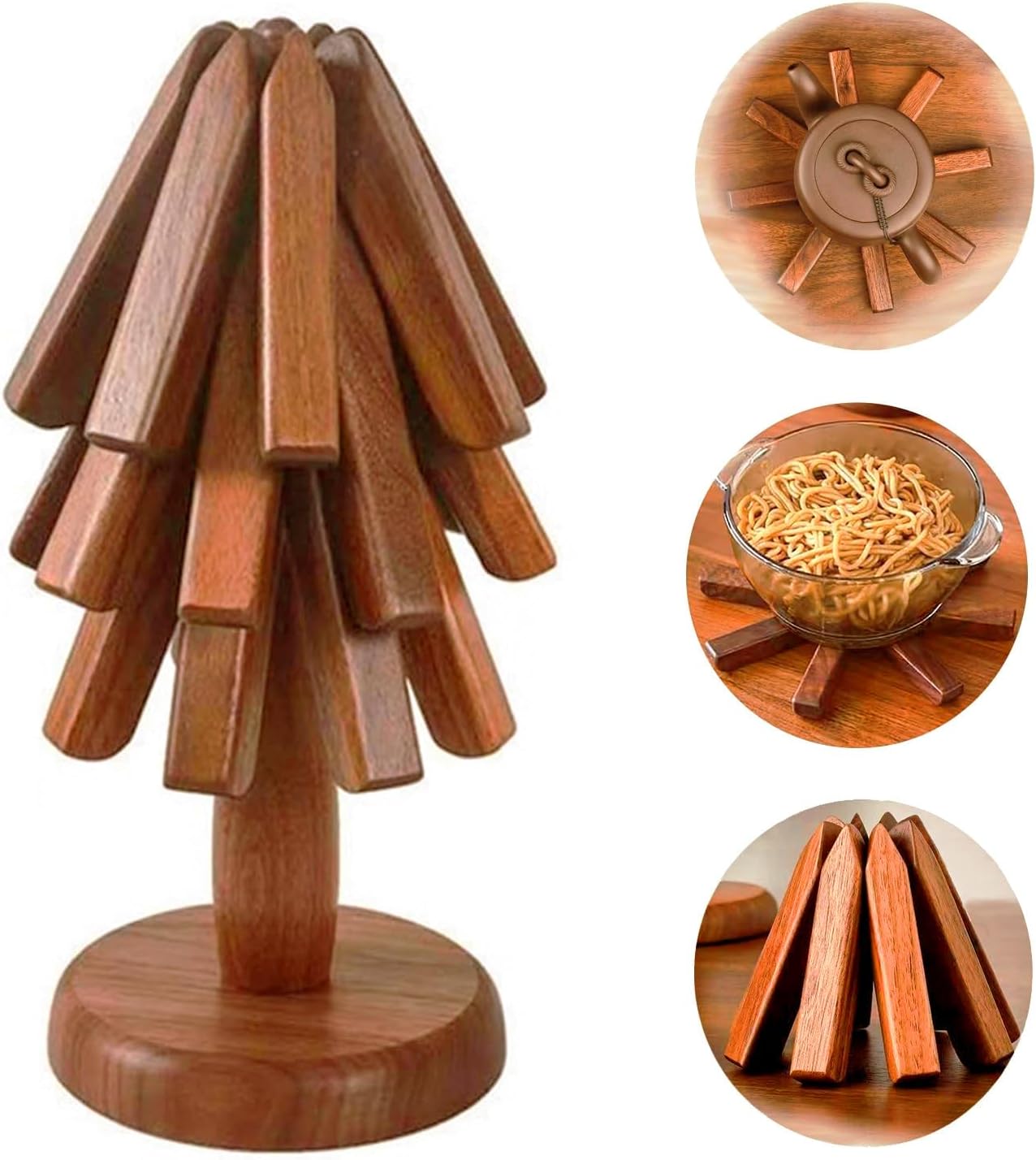 (🎄Early Christmas Sale - 49% OFF) ✨️Walnut Tree  Wooden Magnetic Trivet