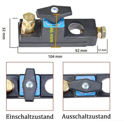 🎁Letzter Tag 49 % Rabatt🔥Autobatterie-Trennschalter