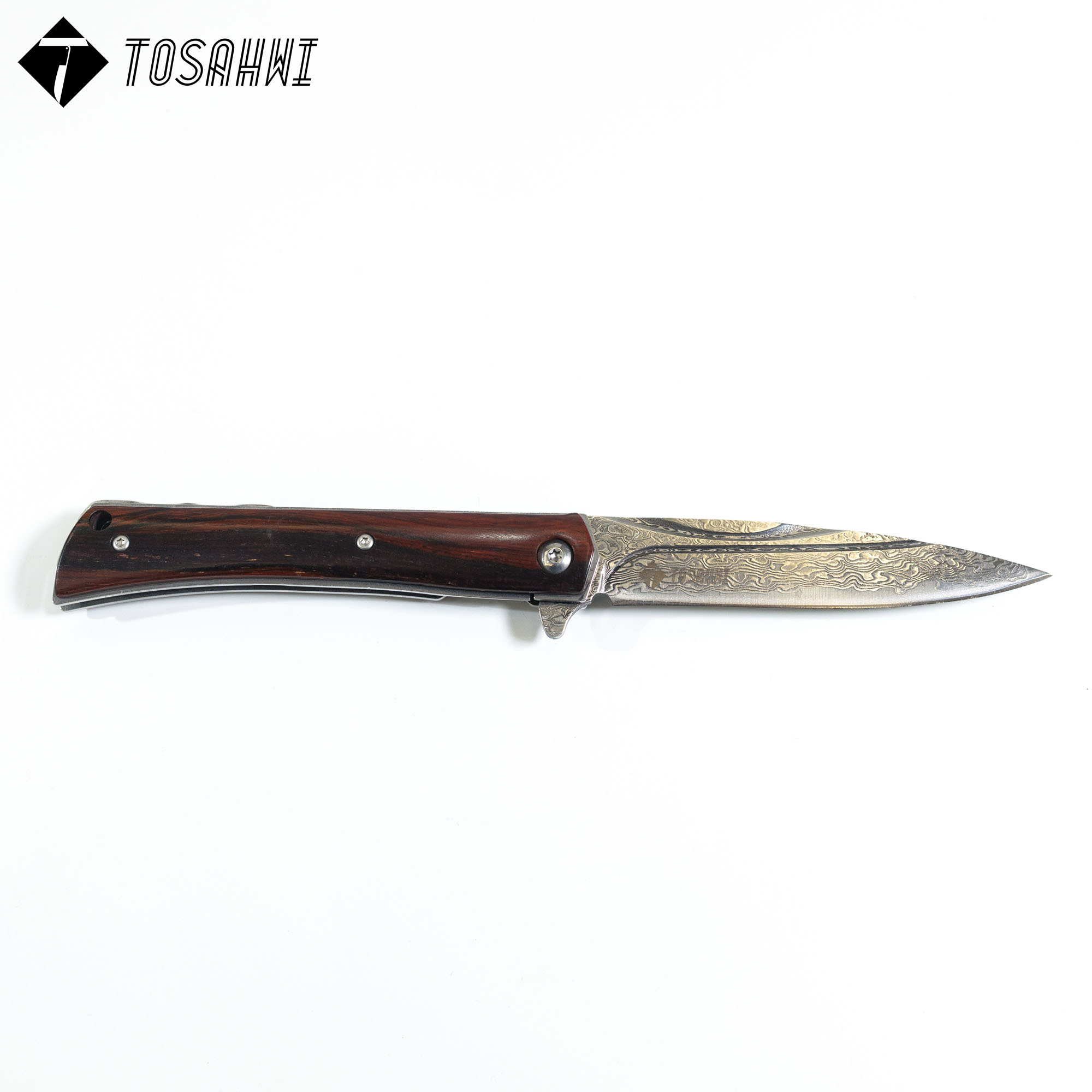 TOSAHWI HANDMADE Sandalwood Handle Folding Blades-69547