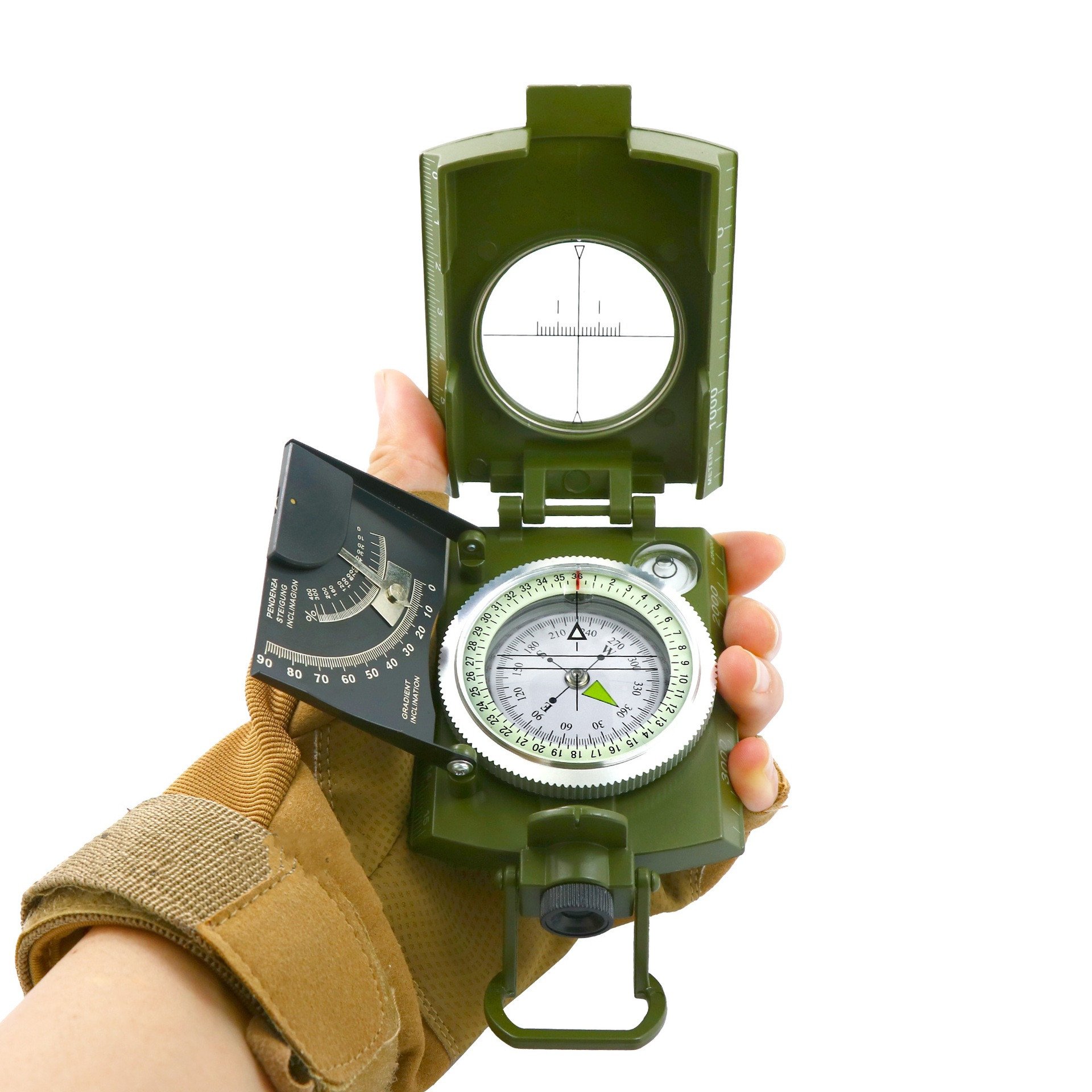 (🔥LAST DAY PROMOTION - 50% OFF) Military Aiming Navigation Compass  with Inclinometer