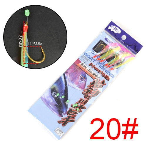 FISH KING Luminous Fishing Hooks