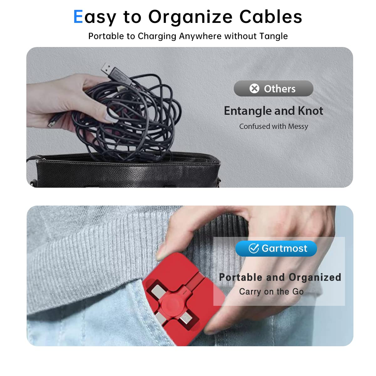 (🎄Christmas Hot Sale - 49% Off) 3-in-1 Data Cable Phone Stand - Buy 4 Get Extra 20% Off