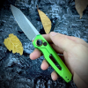 Spring Assist Button Lock Knife, 7550, Stainless Steel