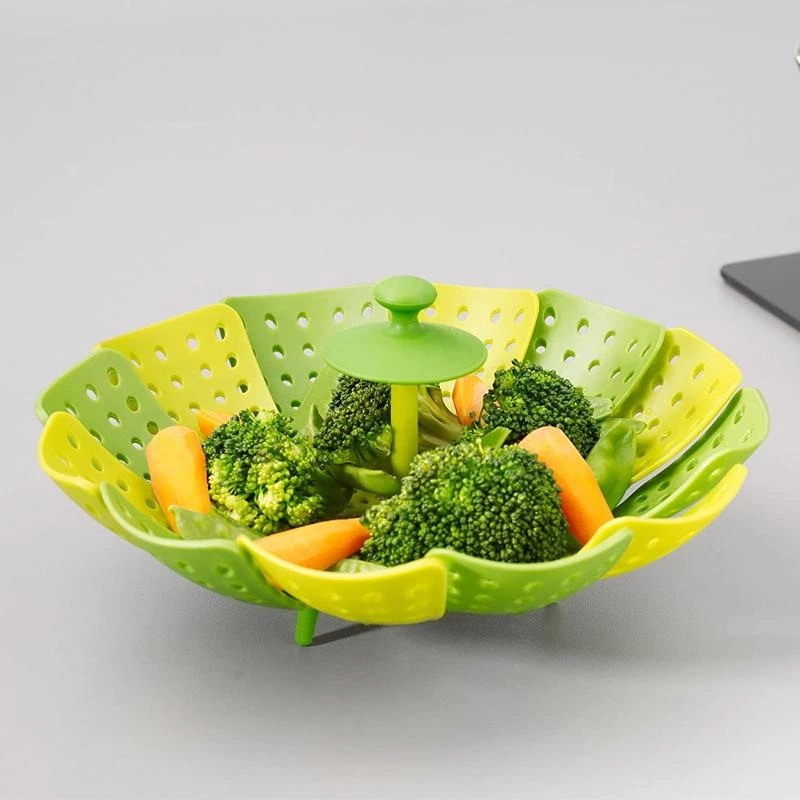 (2021 NEW YEAR PROMOTION-SAVE 50%OFF) Folding Lotus Steamer and Fruit Basket-Buy 2 Get 10%OFF