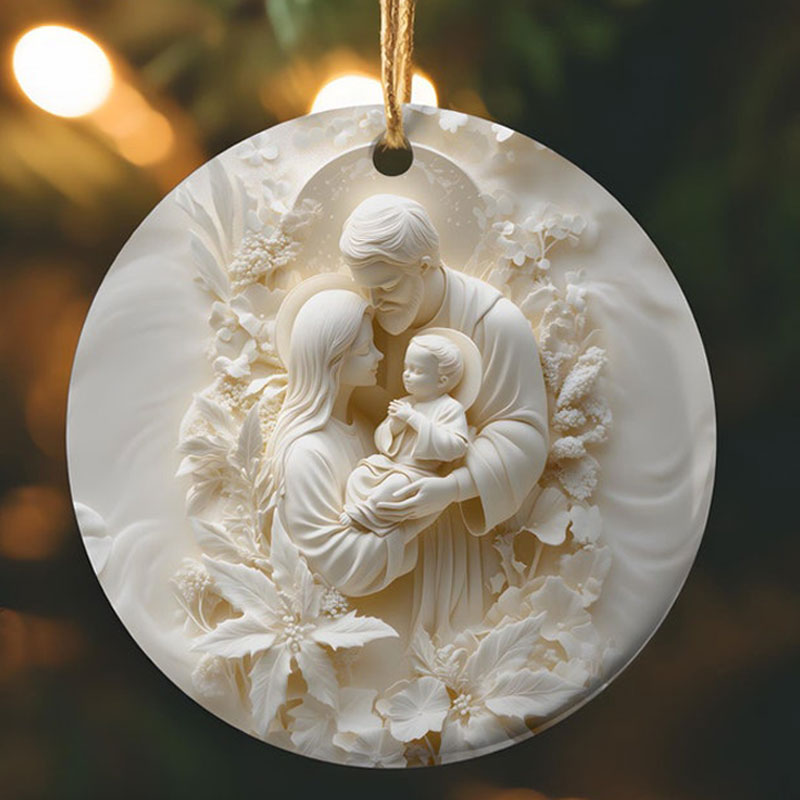 (🌲Early Christmas Sale- 49% OFF) 🎁3D Catholic Christmas Ornament