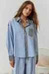🔥Letzten Tag -70 % RABATT - Rosa lockeres Pyjama-Set