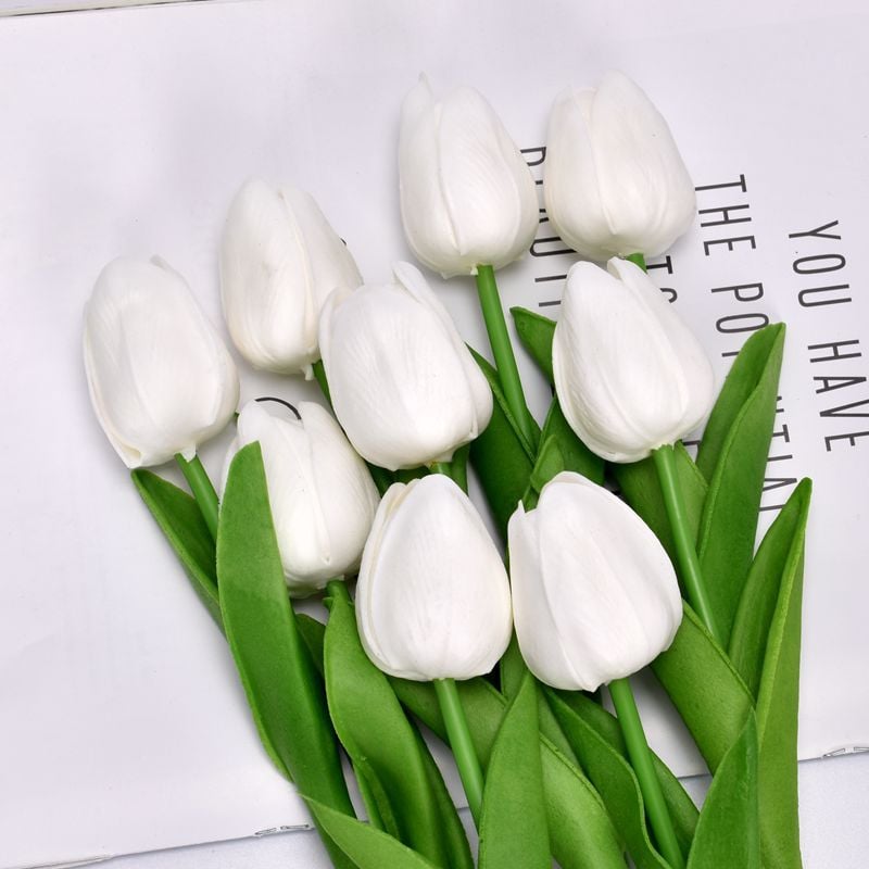 ✨This Week's Special Price $14.95💥UV Resistant Lifelike Artificial Tulips Flowers💐