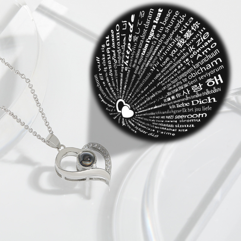 🔥Limited Time Sale 48% OFF🎉‘I Love You’ in 100 different languages Necklace(buy 2 get free shipping)