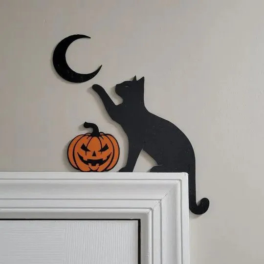 🎃Handcrafted Halloween Door Topper