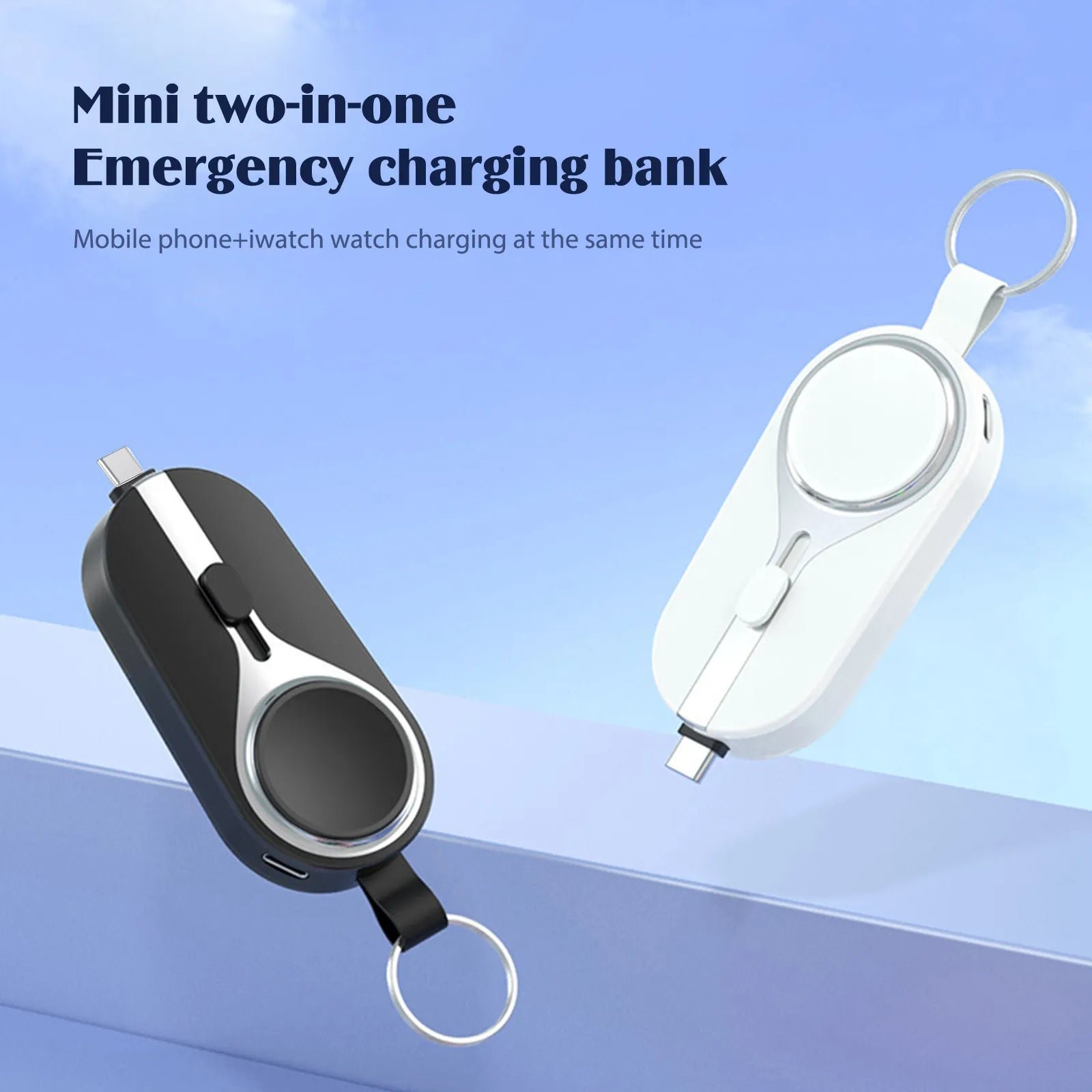 2-In-1 Portable Rechargeable Keychain