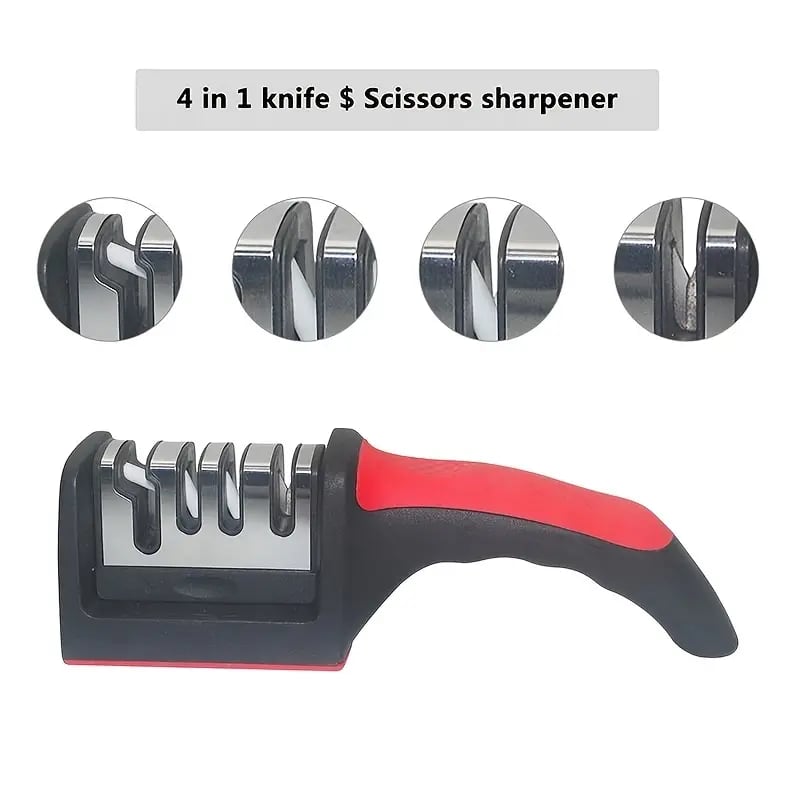 🎅Last Day Promotion 48% OFF-🎁-Professional 4-Stage Knife Sharpener