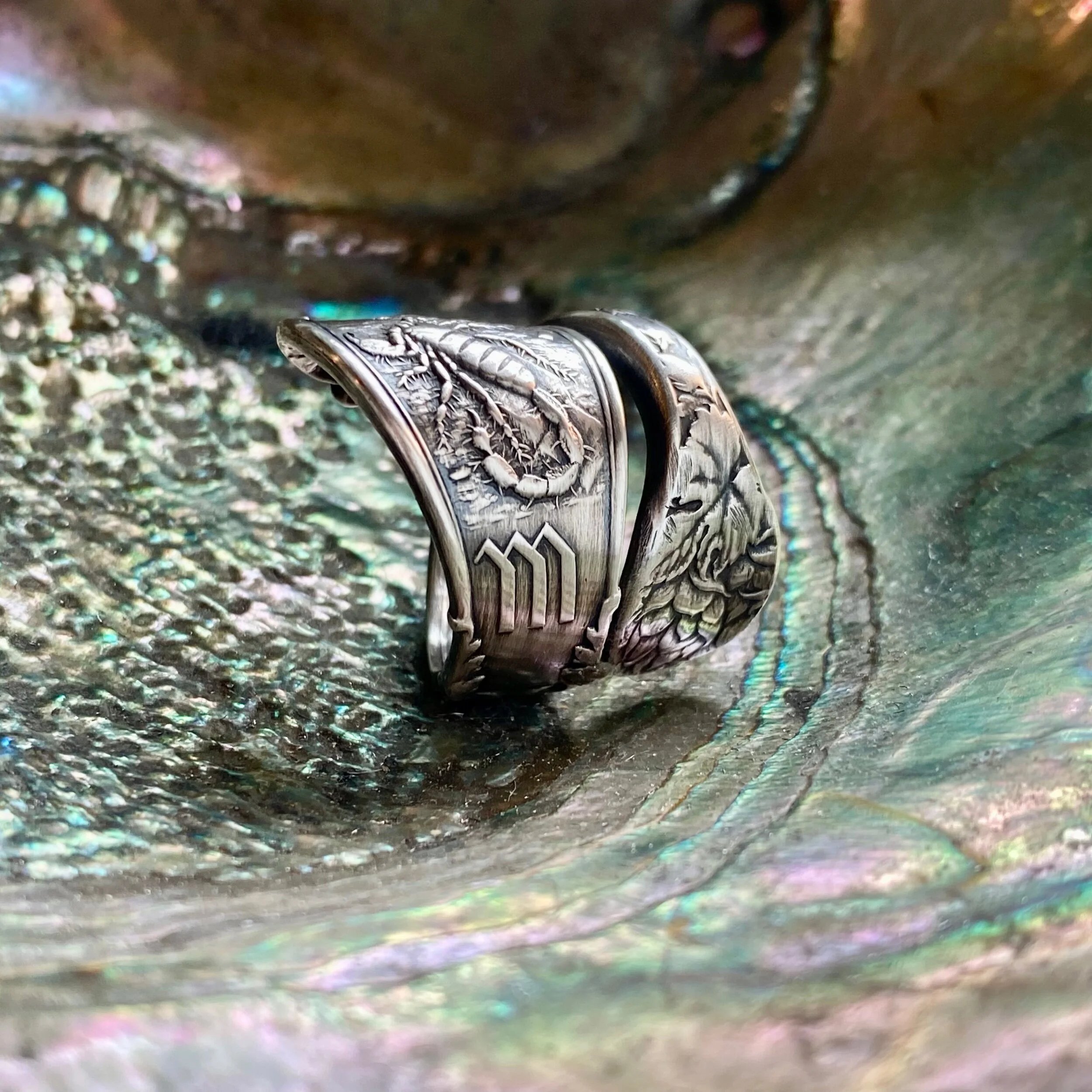 🔥LAST DAY 60% OFF✨Handcrafted Sterling Silver Spoon Ring - Made from Authentic Vintage Silver