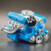Gasoline OHV V8 Small-block Engine Model Kits 4-Stroke 44cc Water-Cooled 1/6