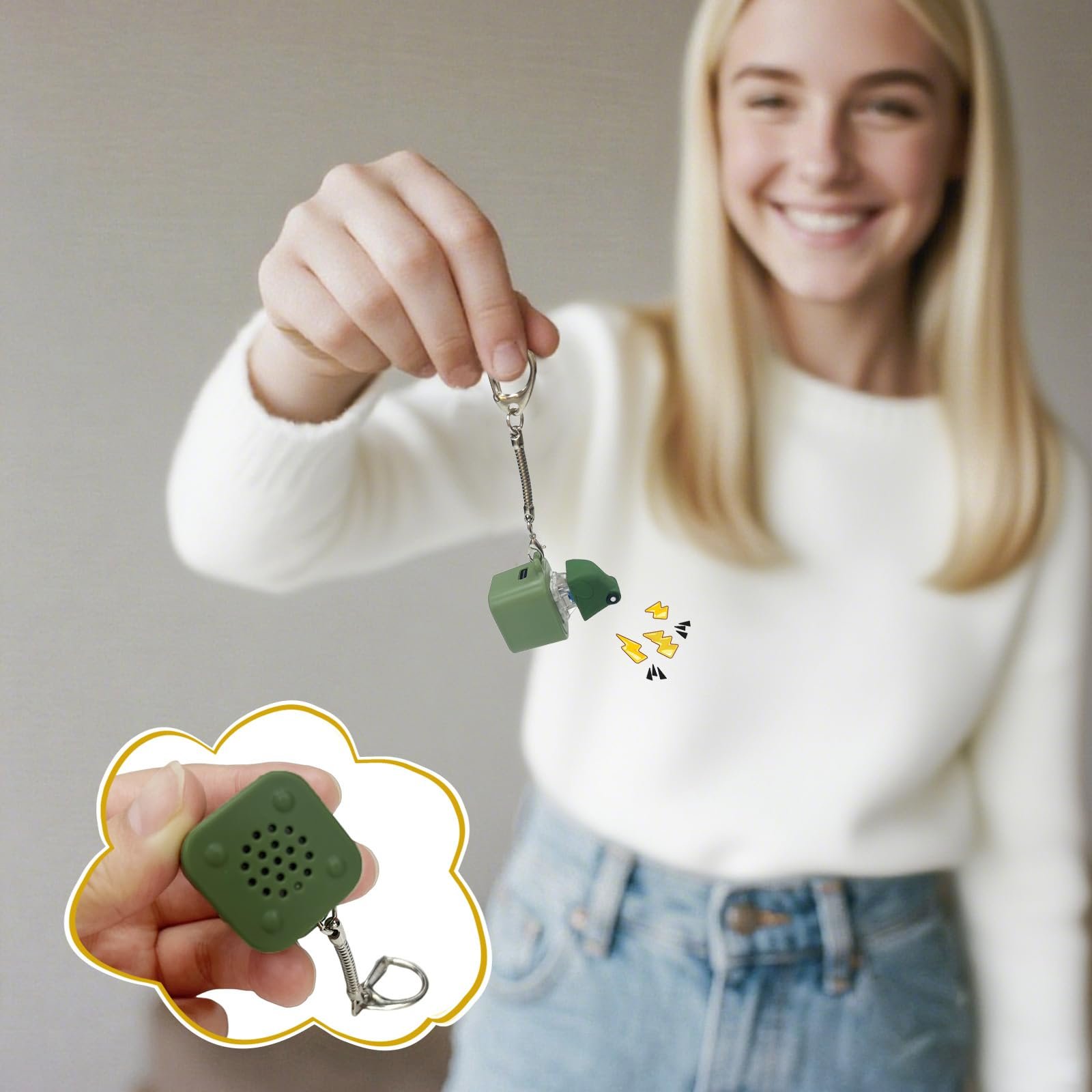 ⏰LAST DAY SALE 50% OFF💥Rechargeable Frog Croaking Keychain