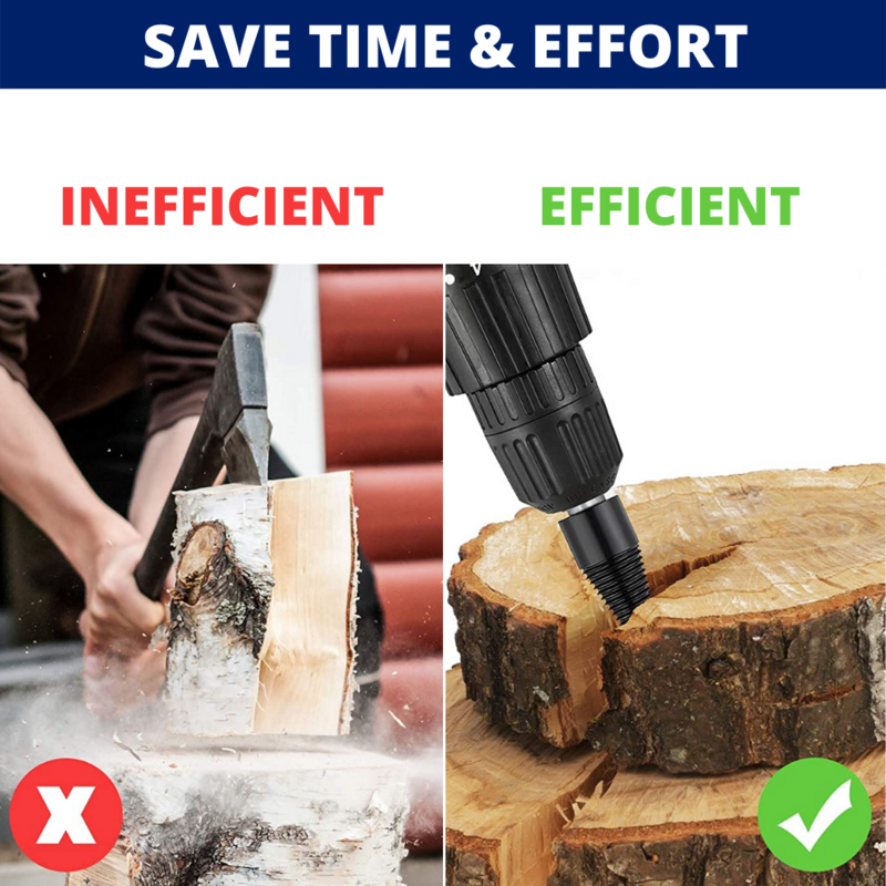 (Christmas Sale- Get 50% OFF) Firewood Drill Bit