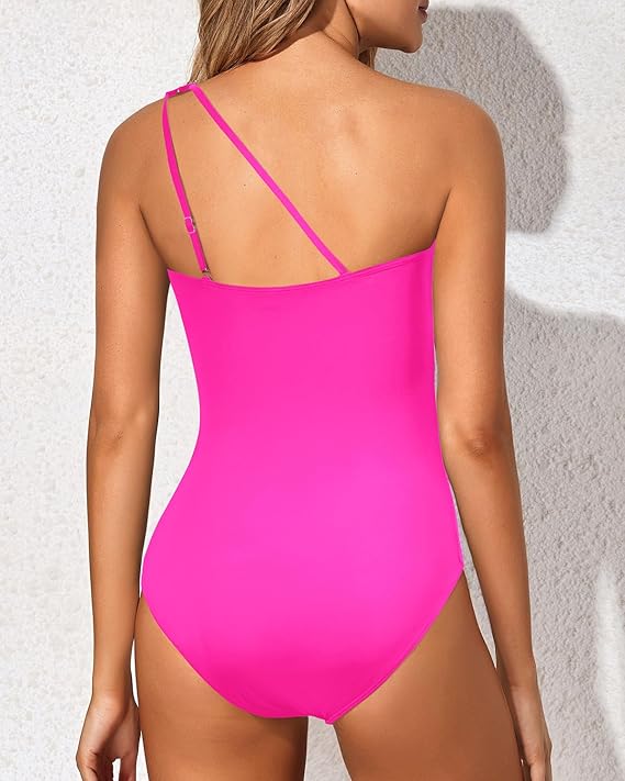 🔥Letzter Tag Verkauf 49% Rabatt⛱️ One-Shoulder-Badeanzug für Damen