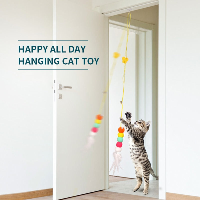 ⚡⚡Last Day Promotion 50% OFF - Hanging Bouncing Cats Toy(🔥Buy 5 get 8 Free & Free Shipping)