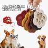 Last Day Promotion 70% OFF - 🐾Pet Paw Shaped Leather Keychain