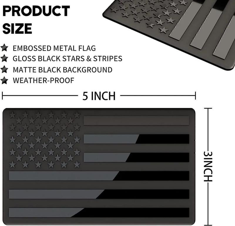 🔥Last Day Promotion 70% OFF🔥2Pcs USA American Metal Flag Auto Fender Emblem