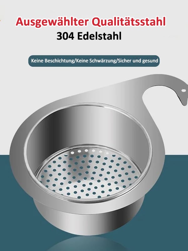 🔥Letzter Tag 49% Rabatt🎁Abtropfkorb aus Edelstahl in Schwanenform